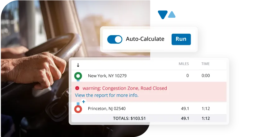 Industry leading routing, mileage and mapping