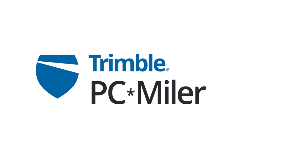 Trimble PC*Miler logo for commercial vehicle routing, mileage and truck navigation software